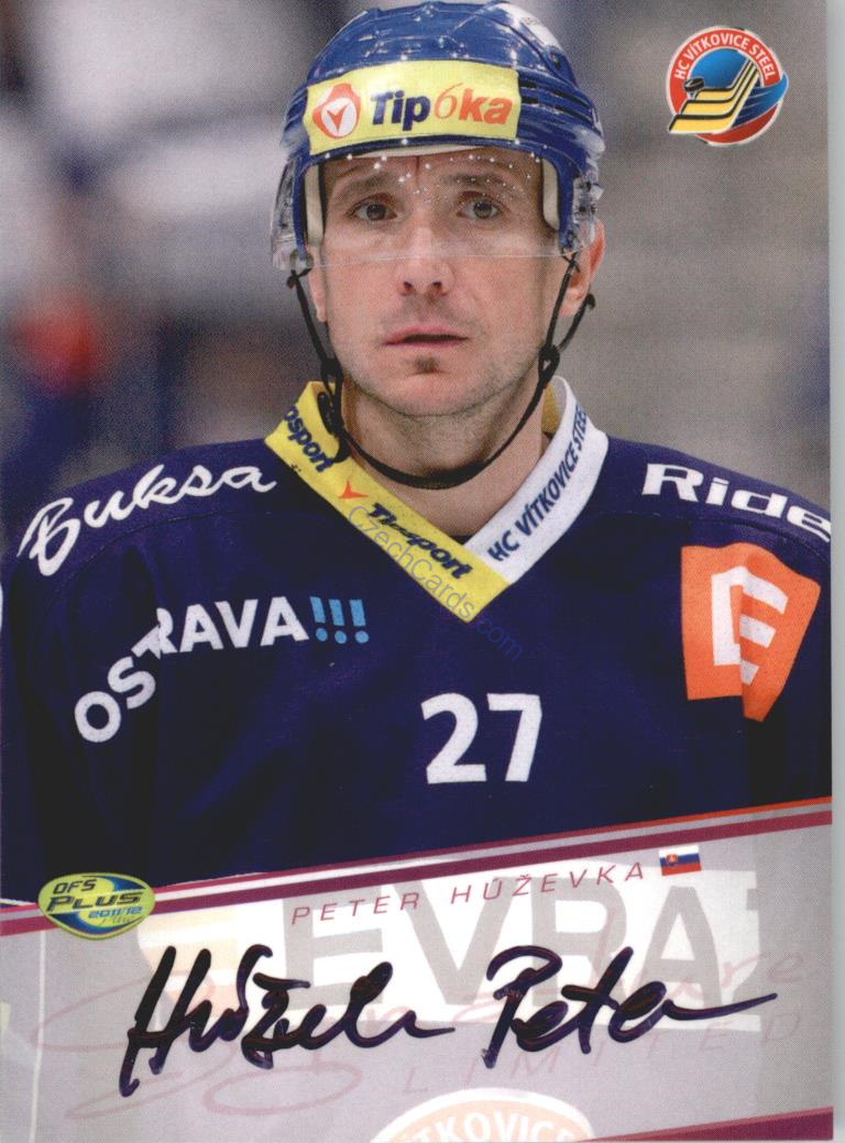 Peter Hůževka OFS 2011-12 Signature Black #sign18