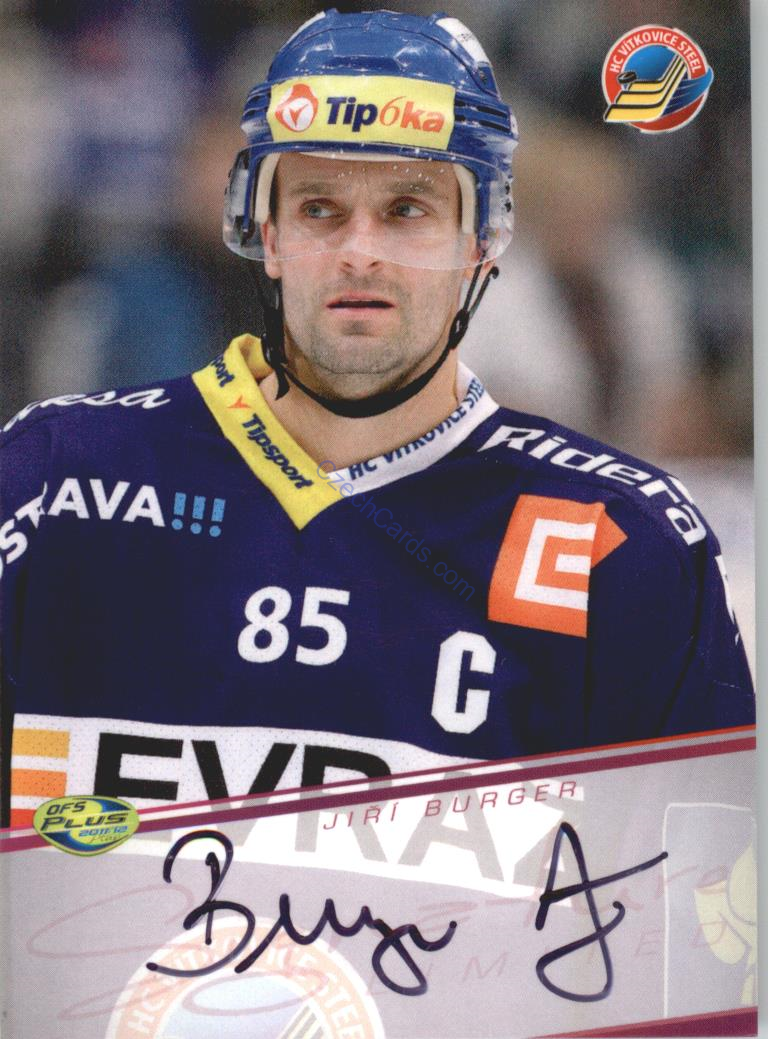 Jiří Burger OFS 2011-12 Signature Black #sign17