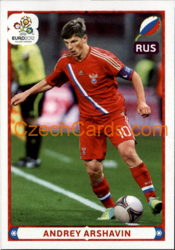 Andrey Arshavin 2012 Panini EURO sticker #134