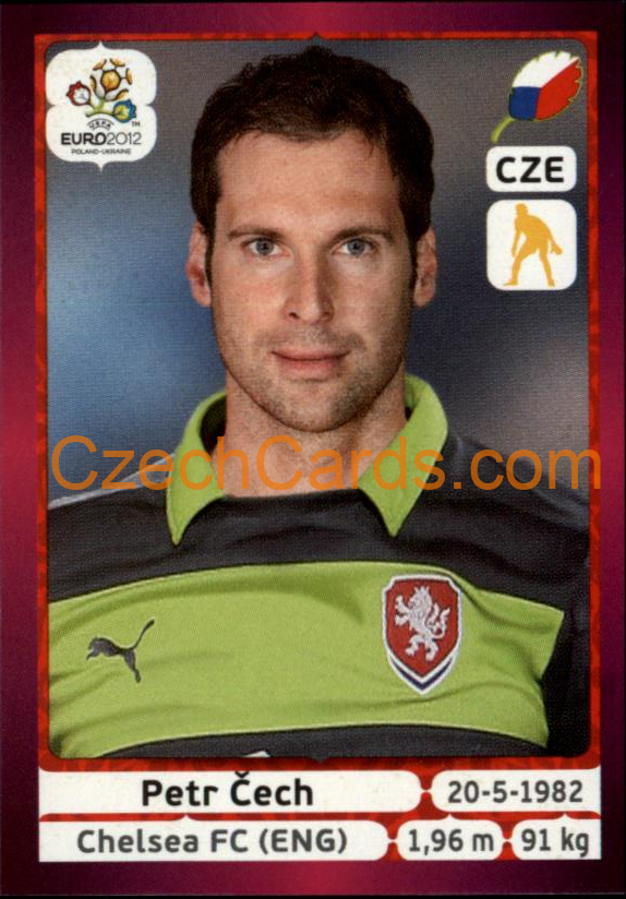 Petr Čech 2012 Panini EURO sticker #142