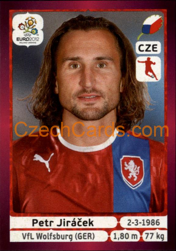 Petr Jiráček 2012 Panini EURO sticker #153
