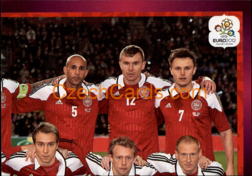 Team - Danmark 2012 Panini EURO sticker #197