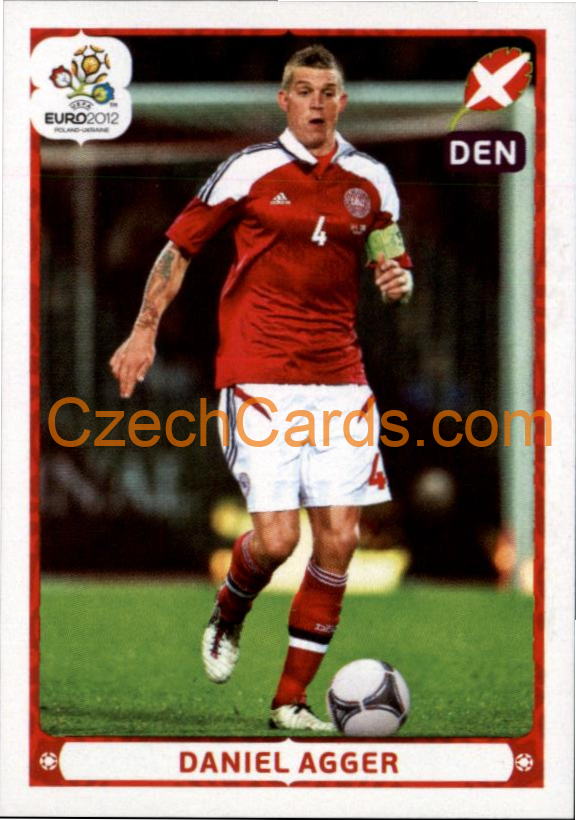 Daniel Agger 2012 Panini EURO sticker #220