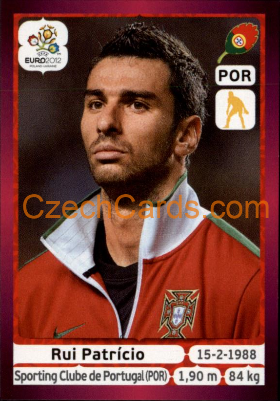 Rui Patrício 2012 Panini EURO sticker #258