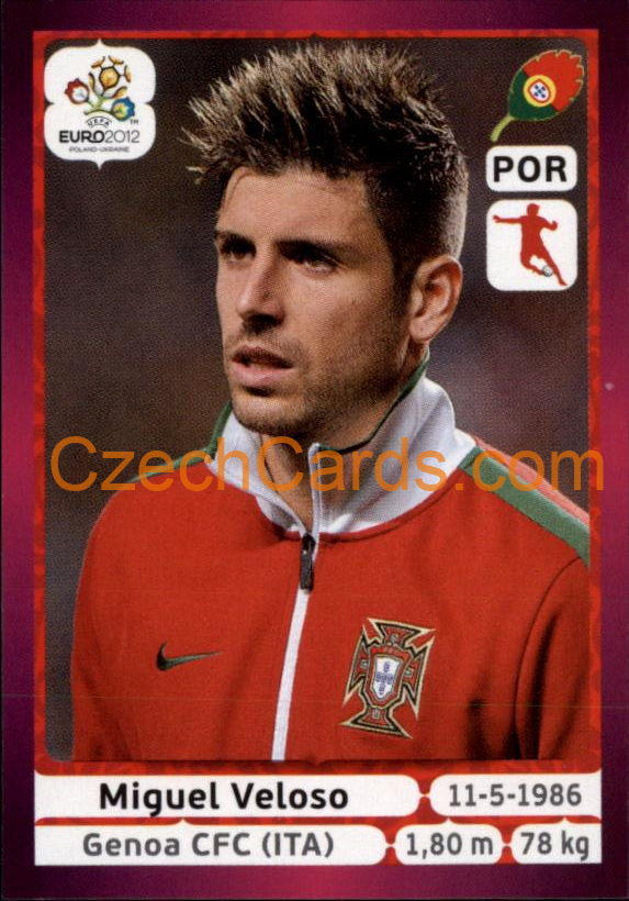 Miguel Veloso 2012 Panini EURO sticker #270