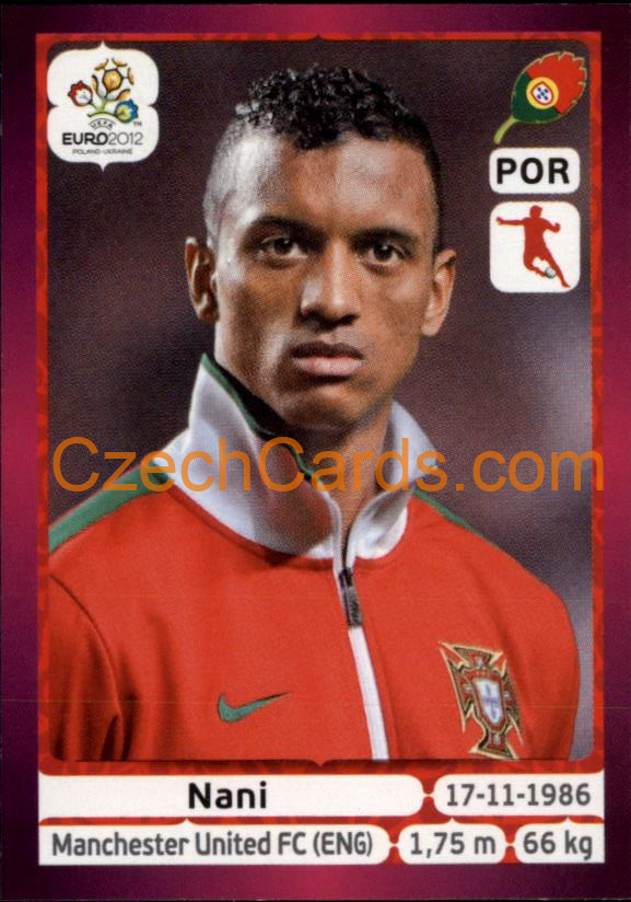 Nani 2012 Panini EURO sticker #272