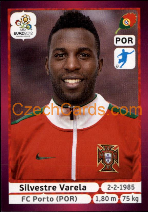 Silvestre Varela 2012 Panini EURO sticker #274