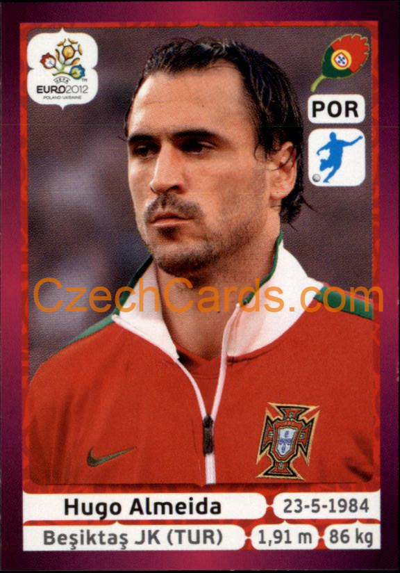 Hugo Almeida 2012 Panini EURO sticker #275