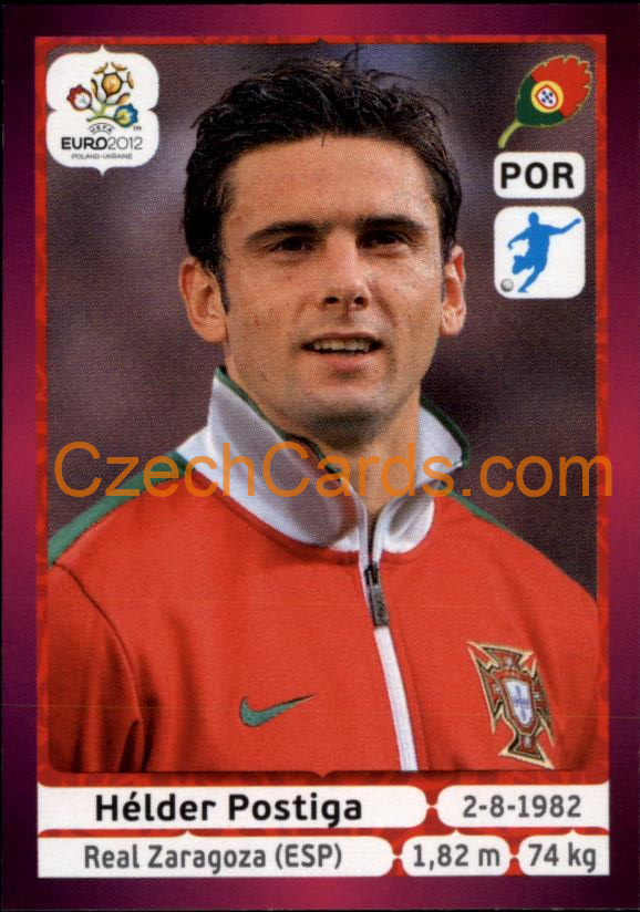 Hélder Postiga 2012 Panini EURO sticker #276