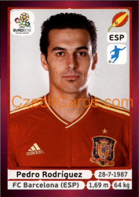 Pedro Rodríguez 2012 Panini EURO sticker #303