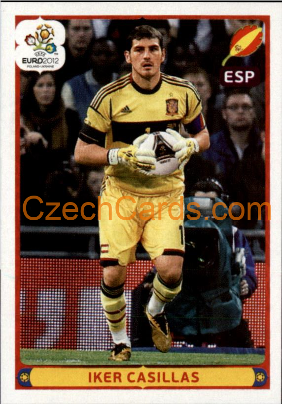 Iker Casillas 2012 Panini EURO sticker #307