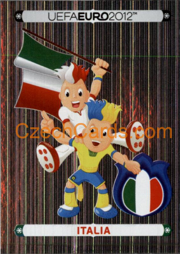 Official Mascot - Italia 2012 Panini EURO sticker #310