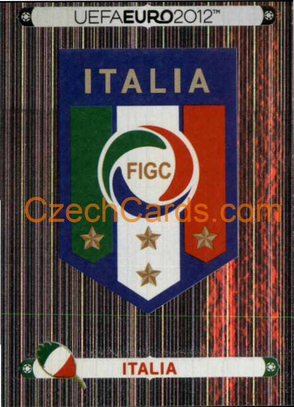 Badge - Italia 2012 Panini EURO sticker #311
