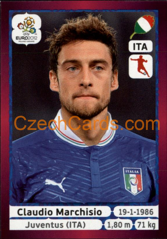 Claudio Marchisio 2012 Panini EURO sticker #327