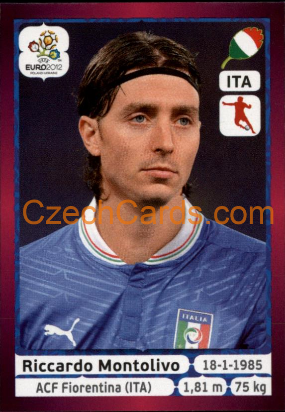 Riccardo Montolivo 2012 Panini EURO sticker #328