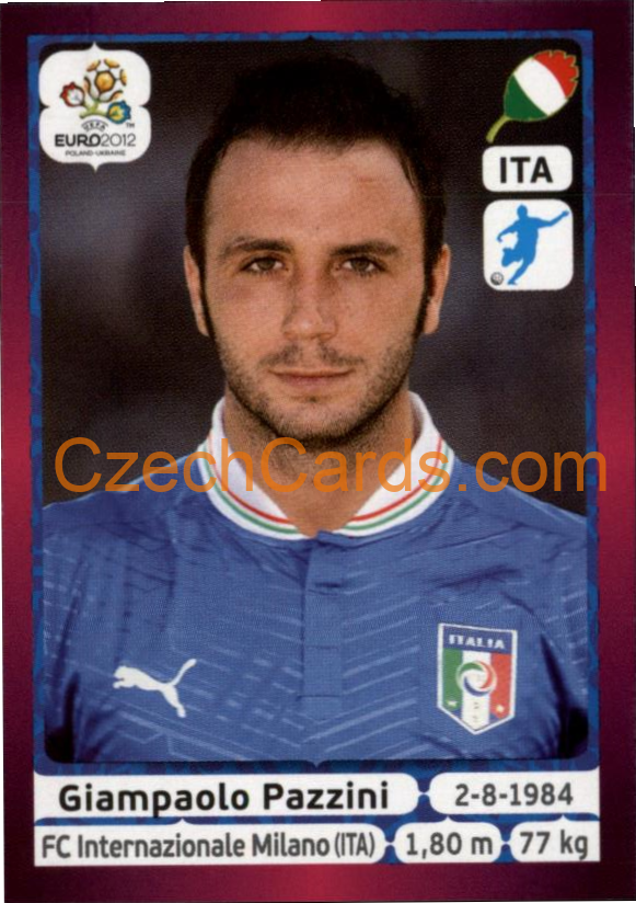 Giampaolo Pazzini 2012 Panini EURO sticker #334