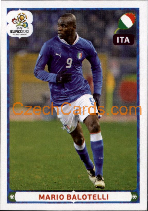 Mario Balotelli 2012 Panini EURO sticker #338