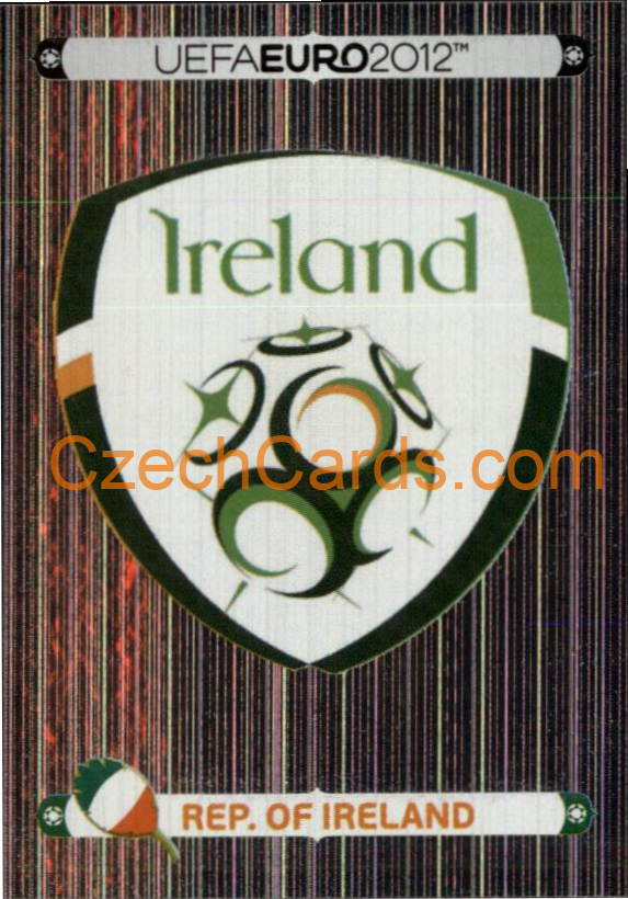 Badge - Rep. of Ireland 2012 Panini EURO sticker #340