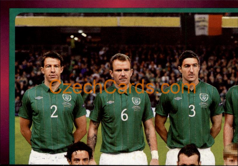 Team - Rep. of Ireland 2012 Panini EURO sticker #341