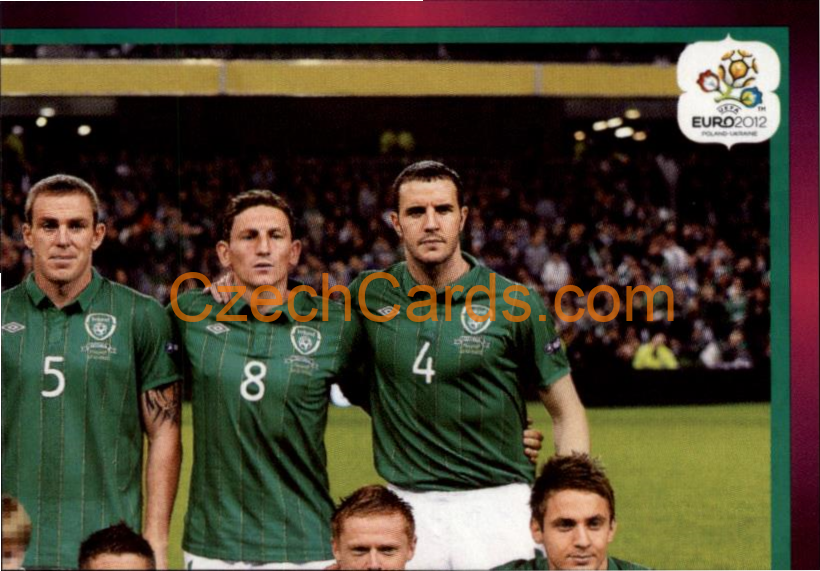 Team - Rep. of Ireland 2012 Panini EURO sticker #342