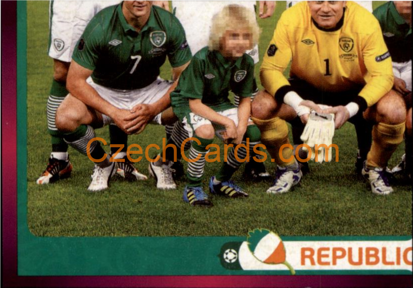 Team - Rep. of Ireland 2012 Panini EURO sticker #343