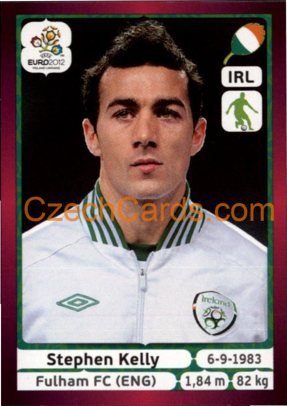 Stephen Kelly 2012 Panini EURO sticker #350