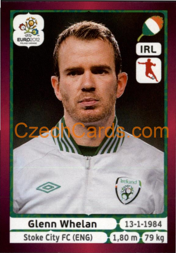 Glenn Whelan 2012 Panini EURO sticker #354