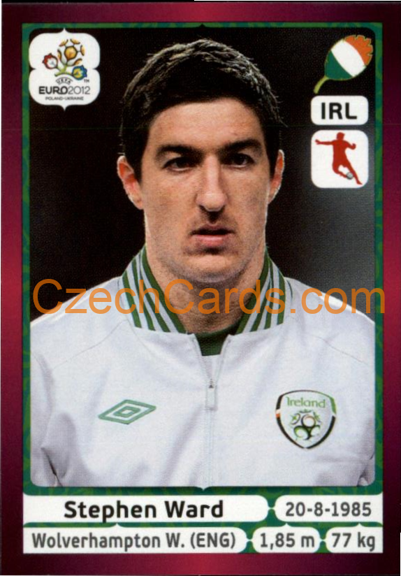 Stephen Ward 2012 Panini EURO sticker #355