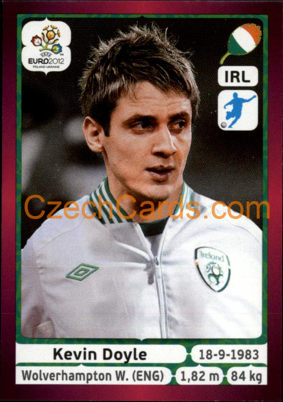 Kevin Doyle 2012 Panini EURO sticker #362