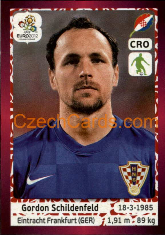 Gordon Schildenfeld 2012 Panini EURO sticker #379