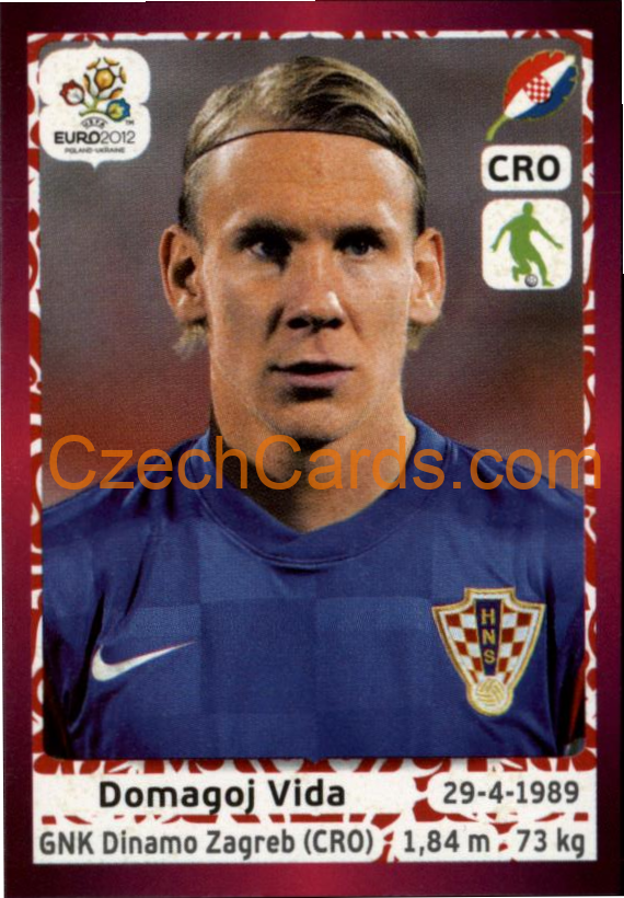 Domagoj Vida 2012 Panini EURO sticker #381