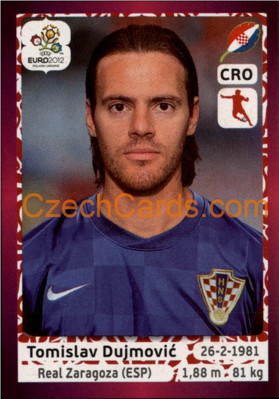 Tomislav Dujmović 2012 Panini EURO sticker #385