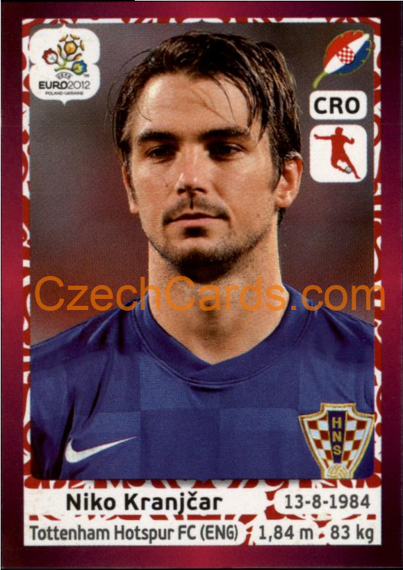 Niko Kranjčar 2012 Panini EURO sticker #386