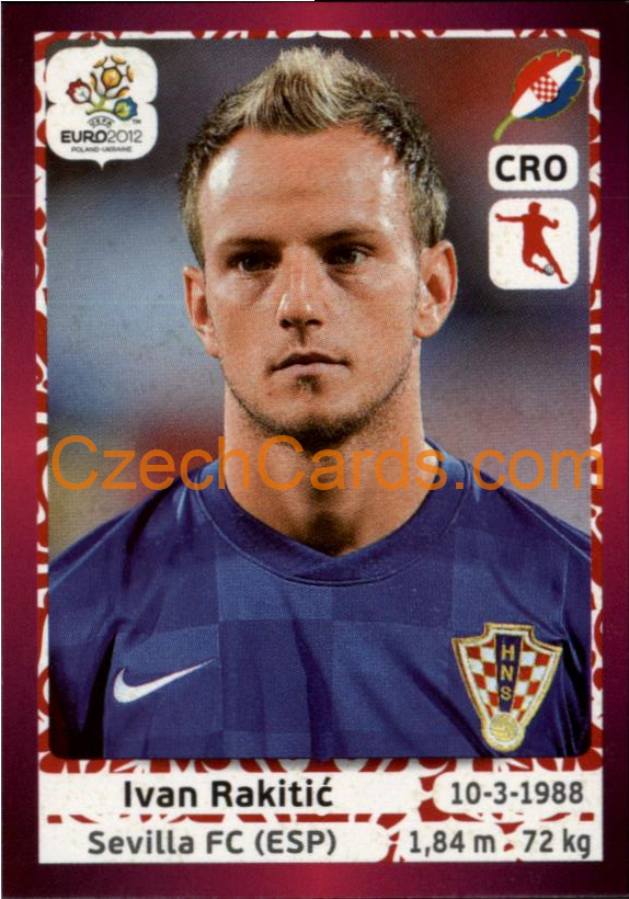 Ivan Rakitić 2012 Panini EURO sticker #388