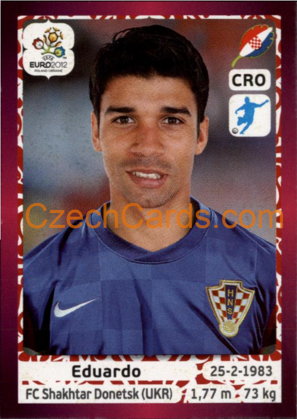 Eduardo da Silva 2012 Panini EURO sticker #390