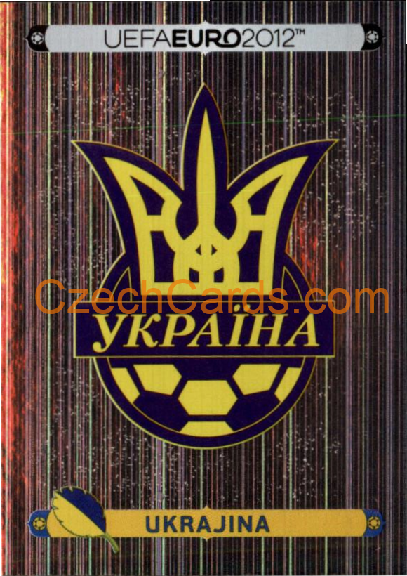 Badge - Ukrajina 2012 Panini EURO sticker #398