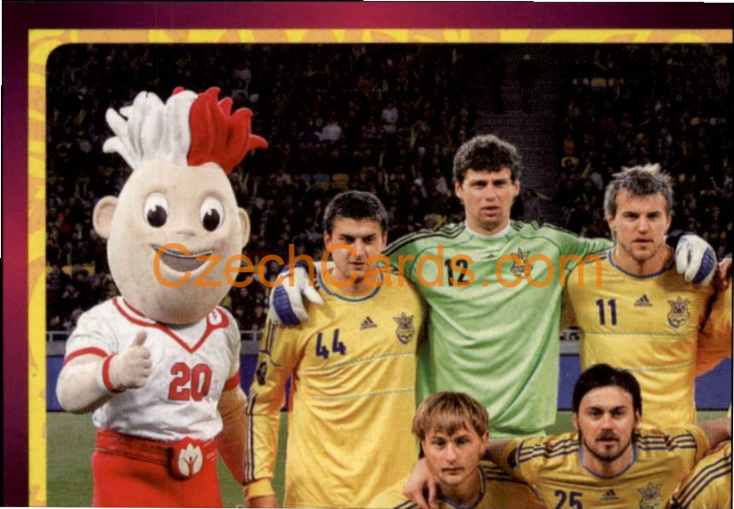 Team - Ukrajina 2012 Panini EURO sticker #399