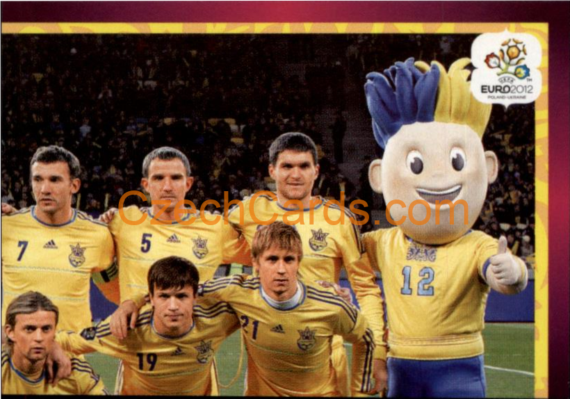 Team - Ukrajina 2012 Panini EURO sticker #400