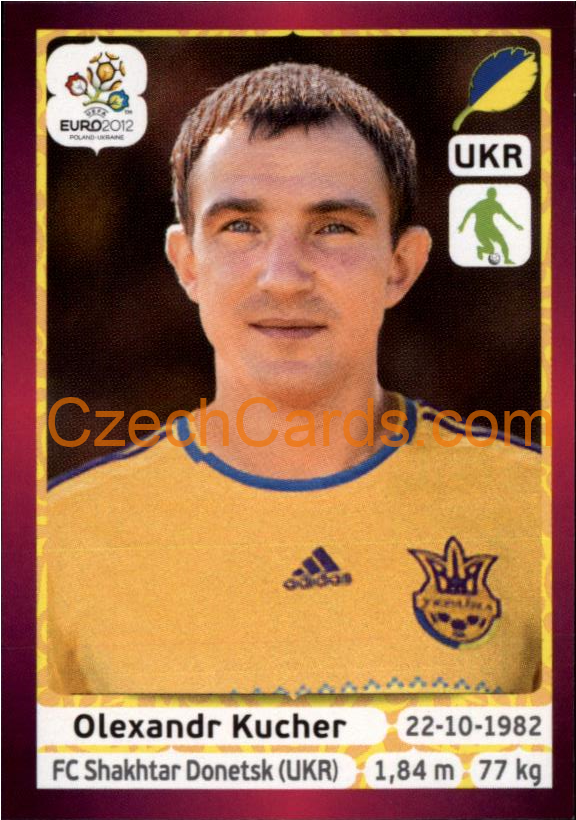 Olexandr Kucher 2012 Panini EURO sticker #406