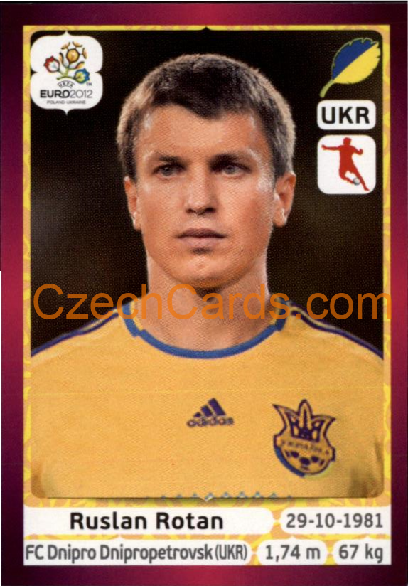 Ruslan Rotan 2012 Panini EURO sticker #411