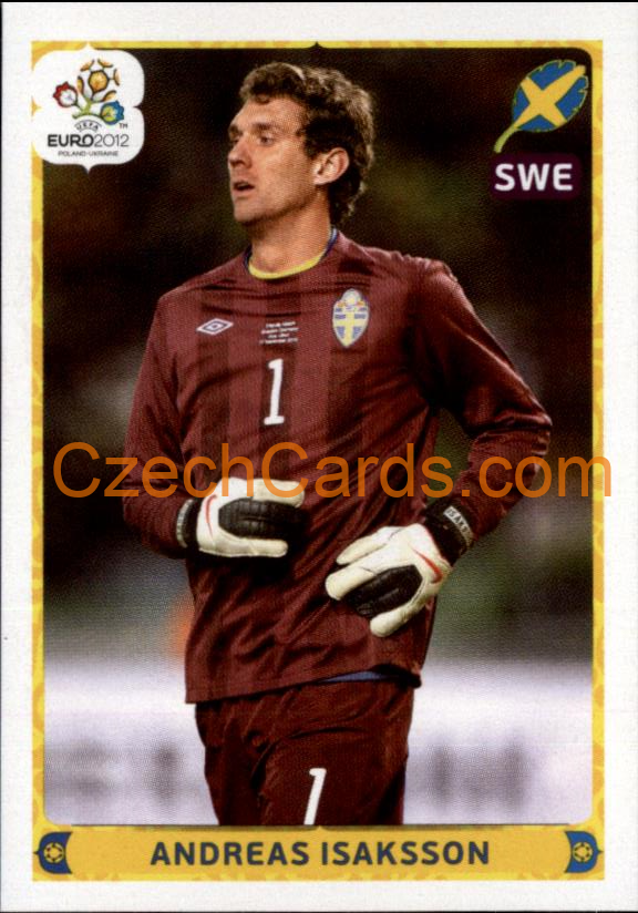 Andreas Isaksson 2012 Panini EURO sticker #452