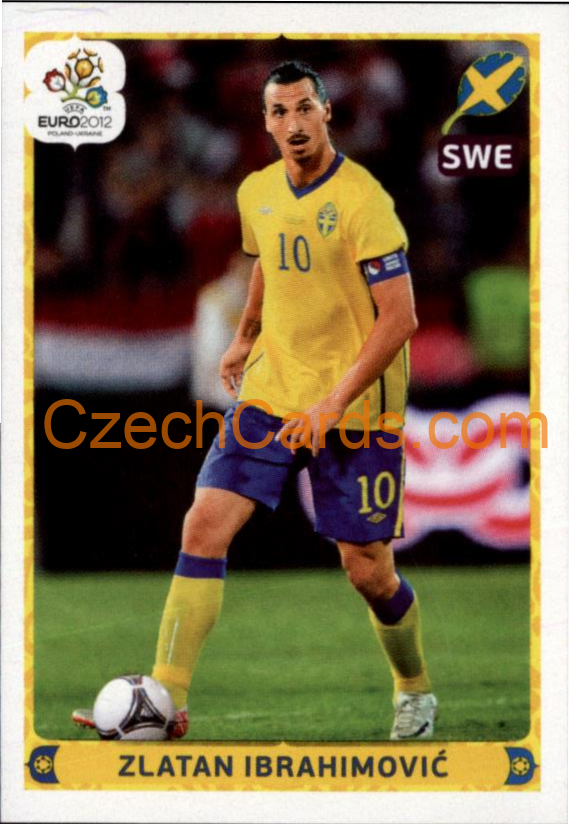 Zlatan Ibrahimović 2012 Panini EURO sticker #454
