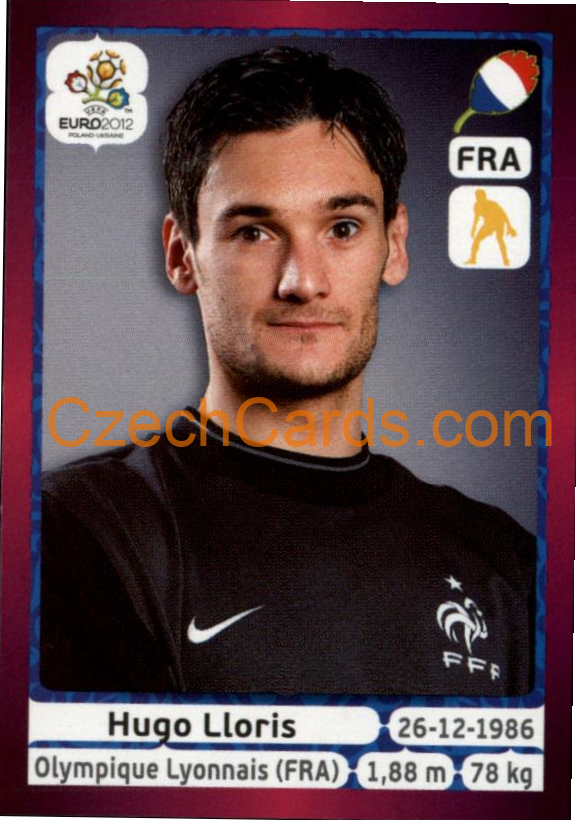 Hugo Lloris 2012 Panini EURO sticker #461