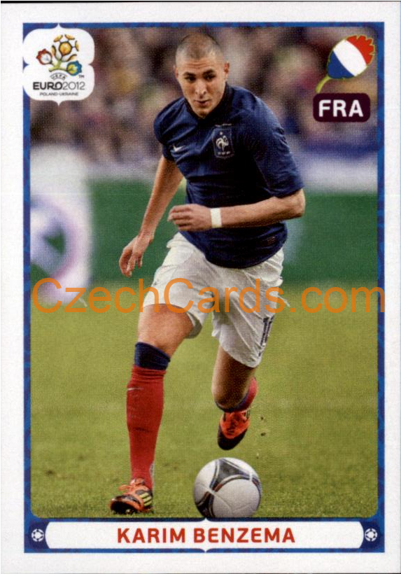 Karim Benzema 2012 Panini EURO sticker #483