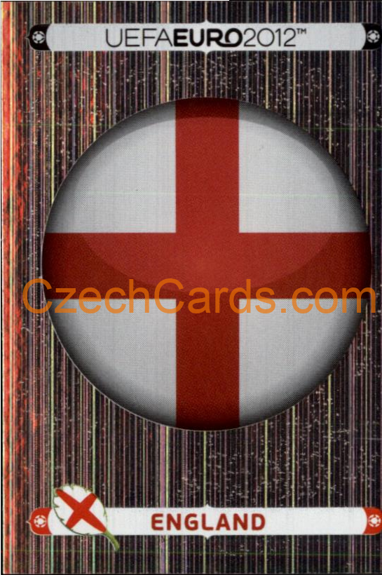 Badge - England 2012 Panini EURO sticker #485