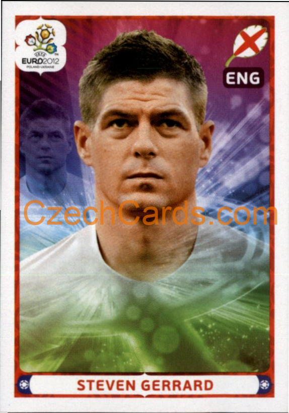 Steven Gerrard 2012 Panini EURO sticker #510