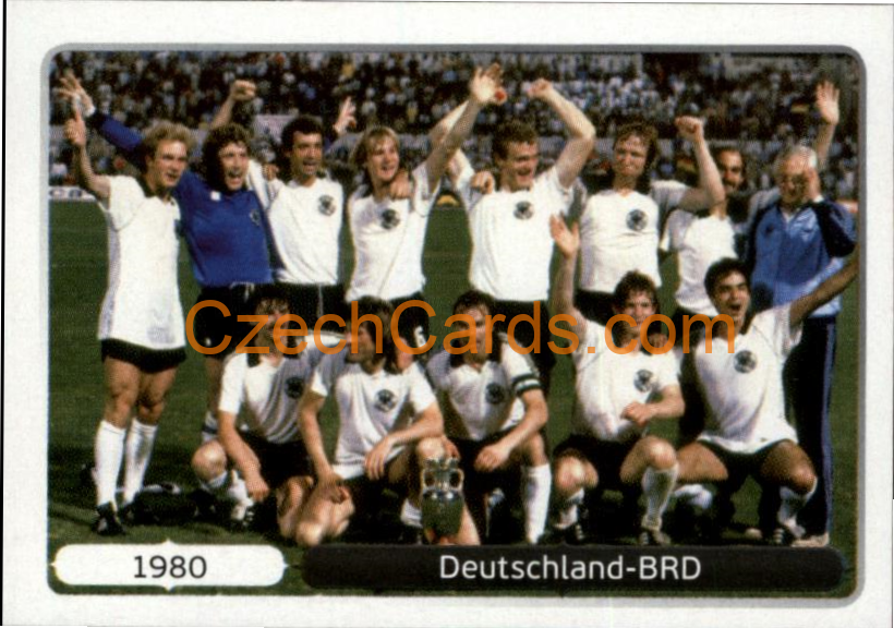 1980 Deutschland-BRD 2012 Panini EURO sticker #523