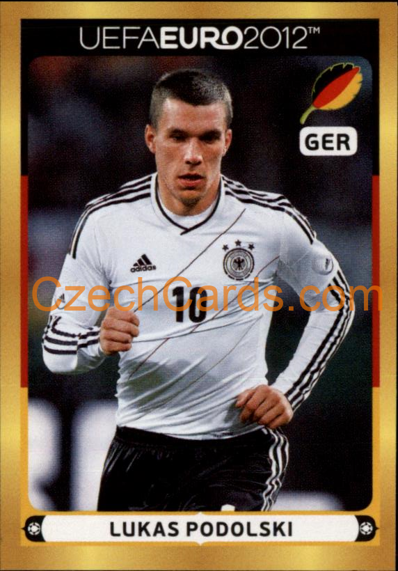 Lukas Podolski 2012 Panini EURO sticker #D12