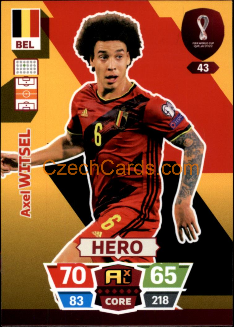Axel Witsel 2022 Panini World Cup Adrenalyn #43