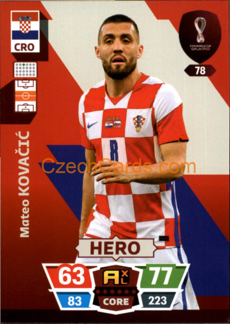 Mateo Kovačić 2022 Panini World Cup Adrenalyn #78